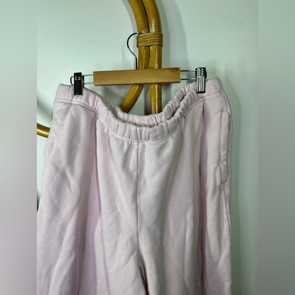 Skims Light Pink Wide Leg Sweat Set Sz XL - Picture 5 of 8